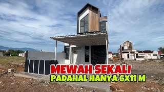 Rumah Mewah Minimalis, Lahan Hanya 6,5 x 11 Meter, Rumah 3 Kamar Tidur dan 2 Kamar Mandi