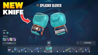 New SPLASH X GLOVES Knife Skin in Valorant (Ingame)