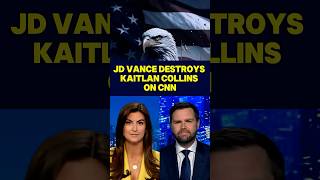 JD Vance Destroys Kaitlan Collins on CNN! 🔥 #ytshorts #trump
