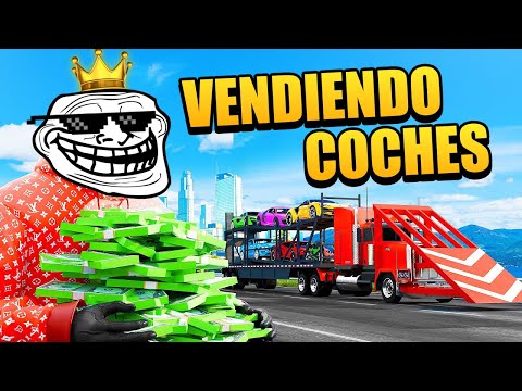 VENTA DE COCHES ROBADOS CON UN CAMION REMOLQUE en GTA RP