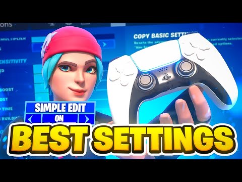 *NEW* Best Controller Simple Edit Settings + Sensitivity For Chapter 6! (Fortnite Tutorial)