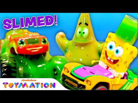 Top 15 SLIME Moments w/ Blaze, Loud House & SpongeBob Toys! | Toymation