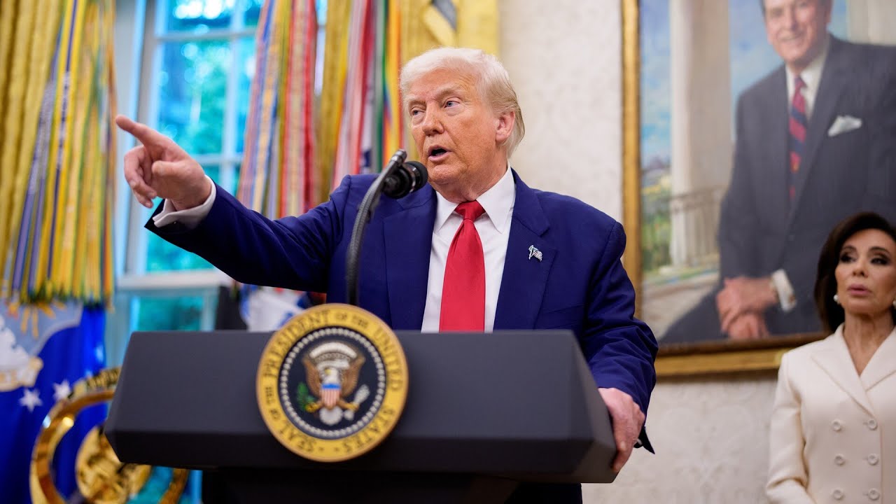 Trump ‘attacks’ journalist following tariff ‘TACO’ question
