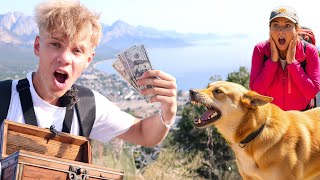 НАЙДИ МОЙ КЛАД! ПРЯЧУ 300$ на ГОРЕ в ТУРЦИИ! На Маму НАПАЛИ Собаки!