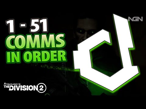 Descent Comms 1 - 51 IN ORDER || The Division 2