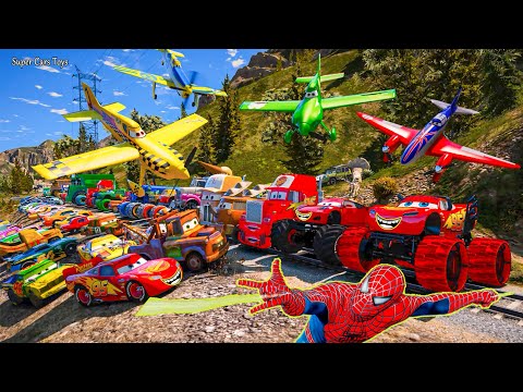 Disney Pixar Cars Unboxing Review | Lightning McQueen High Impact Mack Mater Miguel Camino & Friends