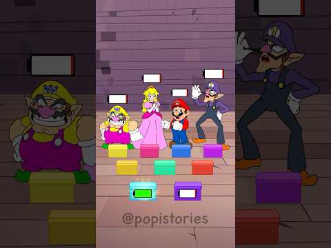 Who Will Win - Color Box Challenge: Full Battery Vs Low Battery | Mario
