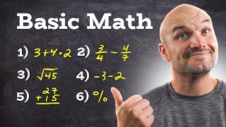 Before you learn math, know the basics
