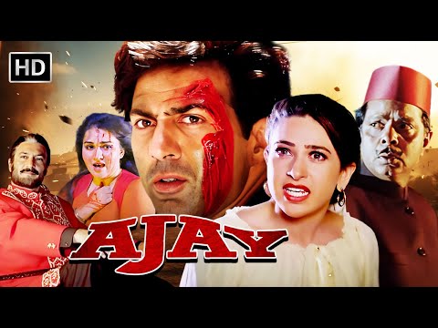 Sunny Deol & Karishma Kapoor | Blockbuster Love Story Movie | Full Bollywood Action Movie - Ajay