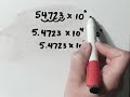 Adding and Subtracting in Scientific Notation