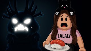 Roblox - O VOID ESTÁ COM FOME E EU PRECISO PREPARAR OS PRATOS!!! (Scary Sushi 2)