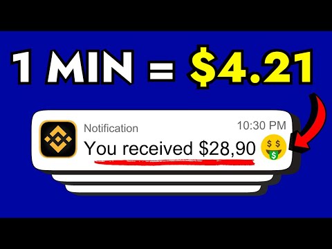 Earn $4.21 Worth of Crypto Everey Min