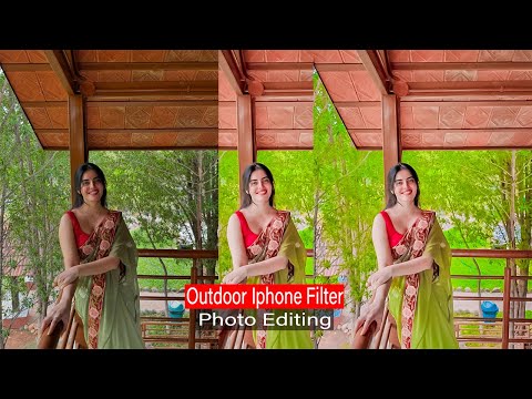 Premium Outdoor Photoshoot Preset | Photoshop Outdoor Iphone Filter Color Effect Preset | Edit Zone