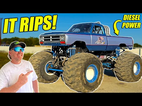 I Drove The Worlds Only Cummins Diesel Monster Truck!!! It Was INSANE!!!