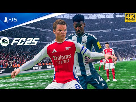 FC 25 - Arsenal Vs Newcastle United | EFL Cup 24/25 Semi Final | PS5™ [4K60]