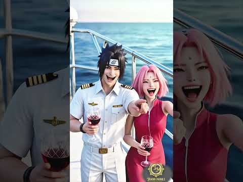 From Despair to Glory: Naruto’s Golden Ship vs Sasuke’s Fall 💔#Naruto #Sasuke #Sakura #Luffy #Goku”