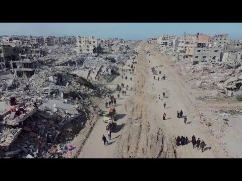 Gaza, la distruzione di campo profughi Jabalia - le immagini dal drone