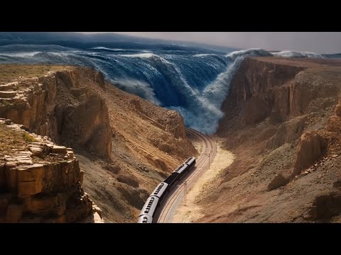 Christmas Day Mega Tsunami 2025 Strikes Mexico | Tsunami Movie (4K)