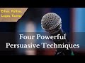Modes of Persuasion and Their Appeals