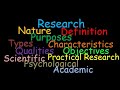 Research Methodology Concepts