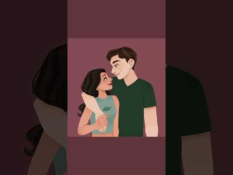 Drawing me and my boyfriend for our 3 year #anniversary 💜 #anniversary #art #couple #speedpaint