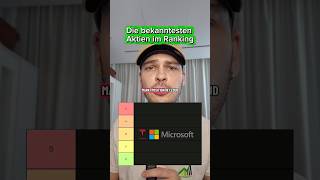 Die bekanntesten Aktien im Ranking 🥇🥈🥉 #aktie #aktien #ranking #topaktien #investieren #bekannt