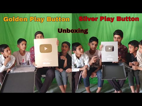 SILVER PLAY BUTTON AND GOLDEN PLAY BUTTON UNBOXING | YOUTUBE AWARD UNBOXING | SUPER2HERO