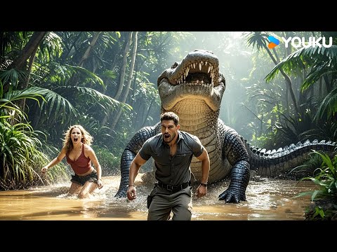 Three people were chased by a giant crocodile in the forest!| Mega Crocodile | YOUKU MONSTER MOVIE