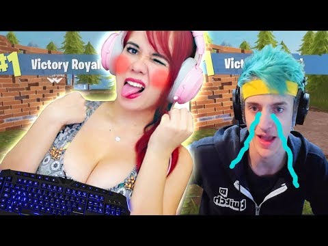 WINDY GIRK humilla a NINJA jugando FORTNITE