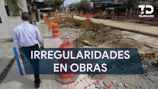 Detectan irregularidades millonarias en obras del Centrito Valle en San Pedro
