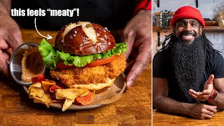 This Crispy Vegan Burger Will Blow Your Mind! You Won't Believe What It's Made From! | Vegan Meals