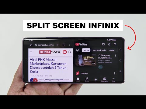 Cara Split Layar HP Infinix Menjadi 2