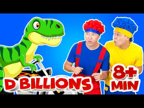 Les Dinos Marchent, Sautent et Dansent + et d'Autres Chansons des D Billions pour Bébé
