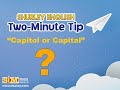 Understanding Homophones and Capitalization