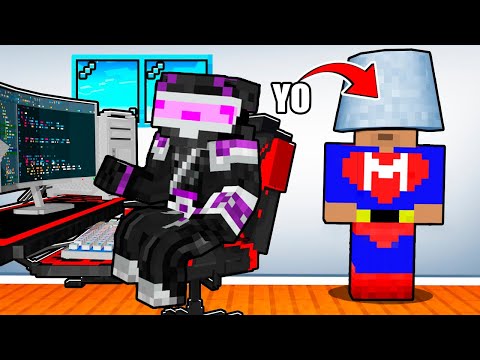 PASÉ 100 HORAS ESCONDIÉNDOME DE MI AMIGO EN MINECRAFT TROLL 😱