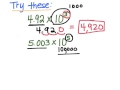Exploring Scientific Notation Concepts