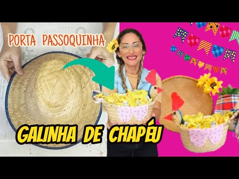 🐔EU FIZ A GALINHA MAIS LINDA PARA DECORAR NAS FESTAS JUNINA