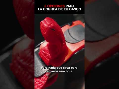 Los 3 tipos de hebilla para tu casco 🪖 #shorts