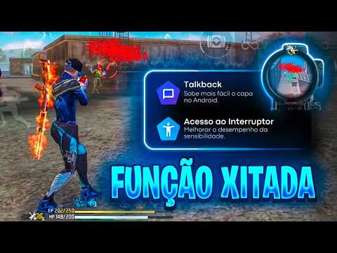 Melhor TALKBACK ATUALIZADO + INTERRUPTOR! Sensibilidade Impossível Errar Capa DEPOIS DA ATUALIZAÇÃO!