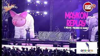 Dançarino  Surpreende a galera em Show | Maykon Replay