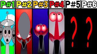 Incredibox Sprunki - Transfotmation Phase#1 → Phase#2 → P#3 → P#4 → P#5 → P#6 Sprunki Transformation