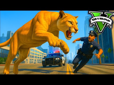 3 ANIMAUX FOUS ATTAQUENT LOS SANTOS ! (GTA 5 RP)