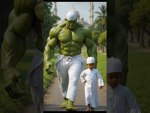 Hulk's first prayer #ytshorts #hulk #shorts