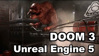 Behold an amazing fan remake of Doom 3 in Unreal Engine 5