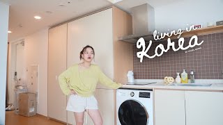 Living in Korea | settling in our new apartment, pet-sitter life, mom & grandmother visits!
