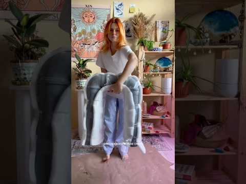 травяной пуфик часть 2 #diy #обзор #дизайнинтерьера #искусство #дизайн