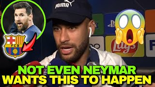 🚨URGENT!  NEYMAR HAS SPOKEN HIS MIND ABOUT MESSI RETURNING TO BARCELONA! ⚽BARCELONA NEWS⚽