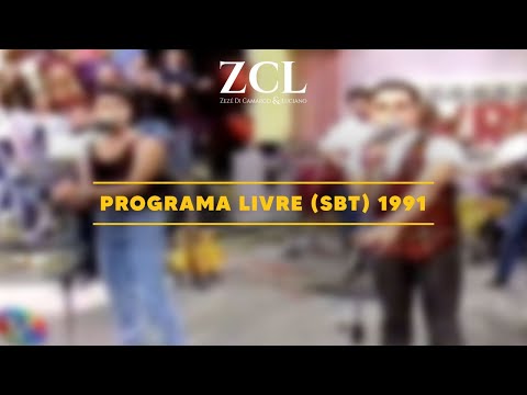 Zezé Di Camargo & Luciano Programa Livre (SBT) 1991