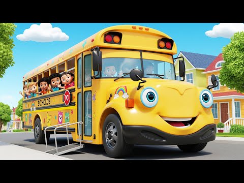 🚌 The Friendly School Bus | Fun Nursery Rhyme for Kids | Learn with Songs & Sounds 🎶