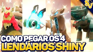 Como pegar OS 4 LENDÁRIOS SHINIES no Pokémon Scarlet & Violet! (Evento Limitado)